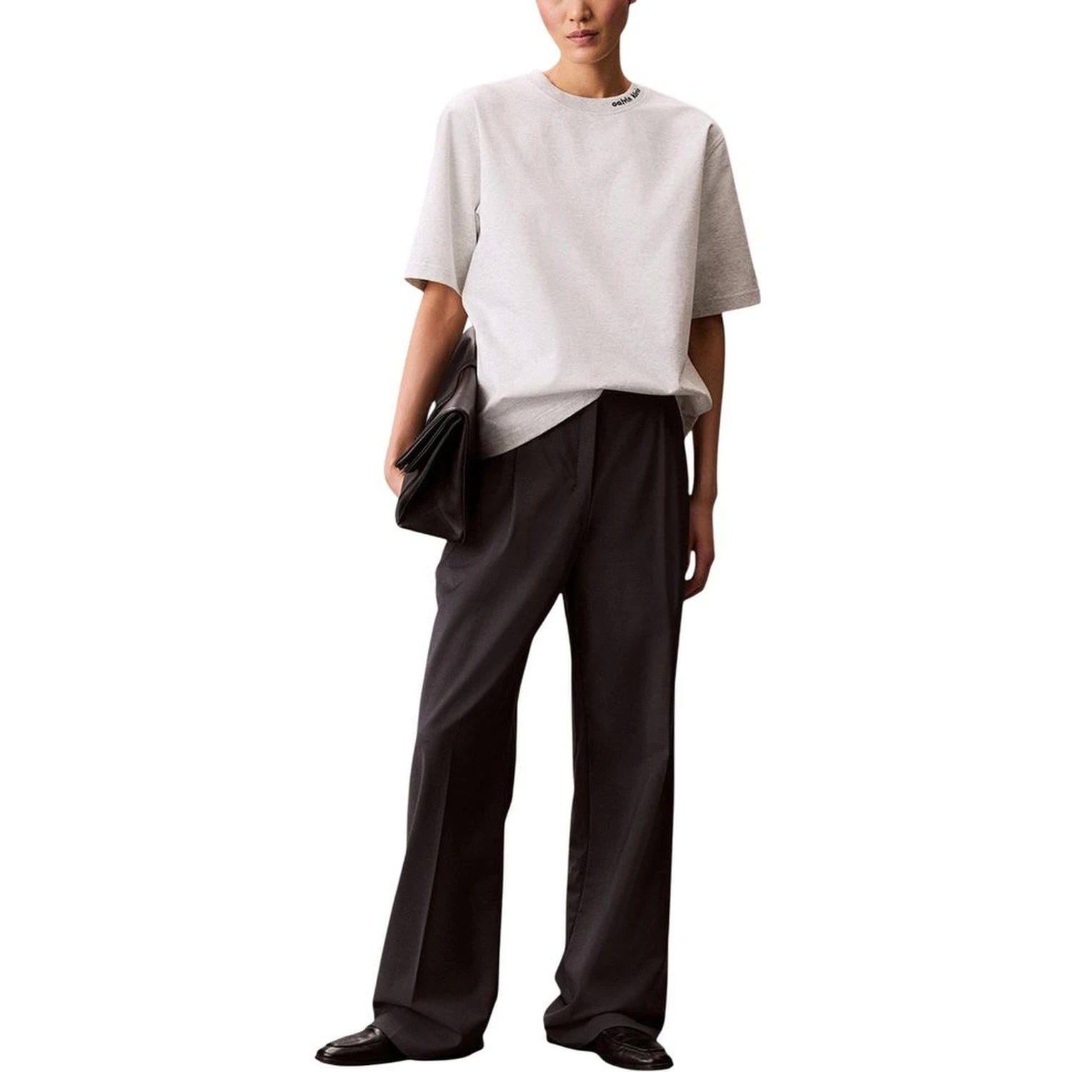 Gray Cotton T-Shirt