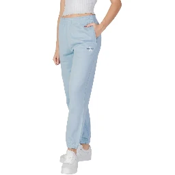 Blue Cotton Joggers (Workout Pants)