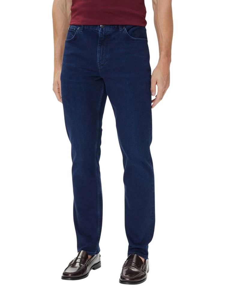 Blue Recycled Cotton Relaxed Fit Jeans