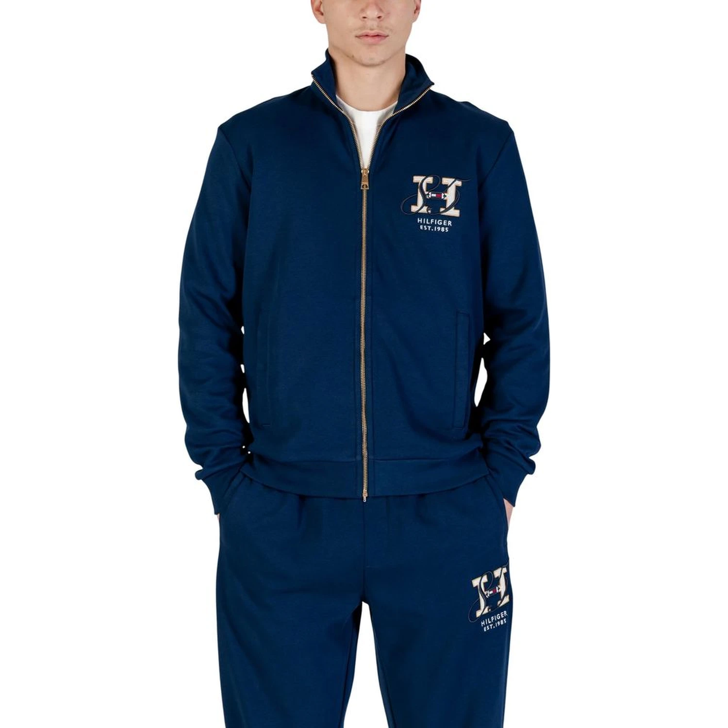 Blue Recycled Cotton Sweatshirt