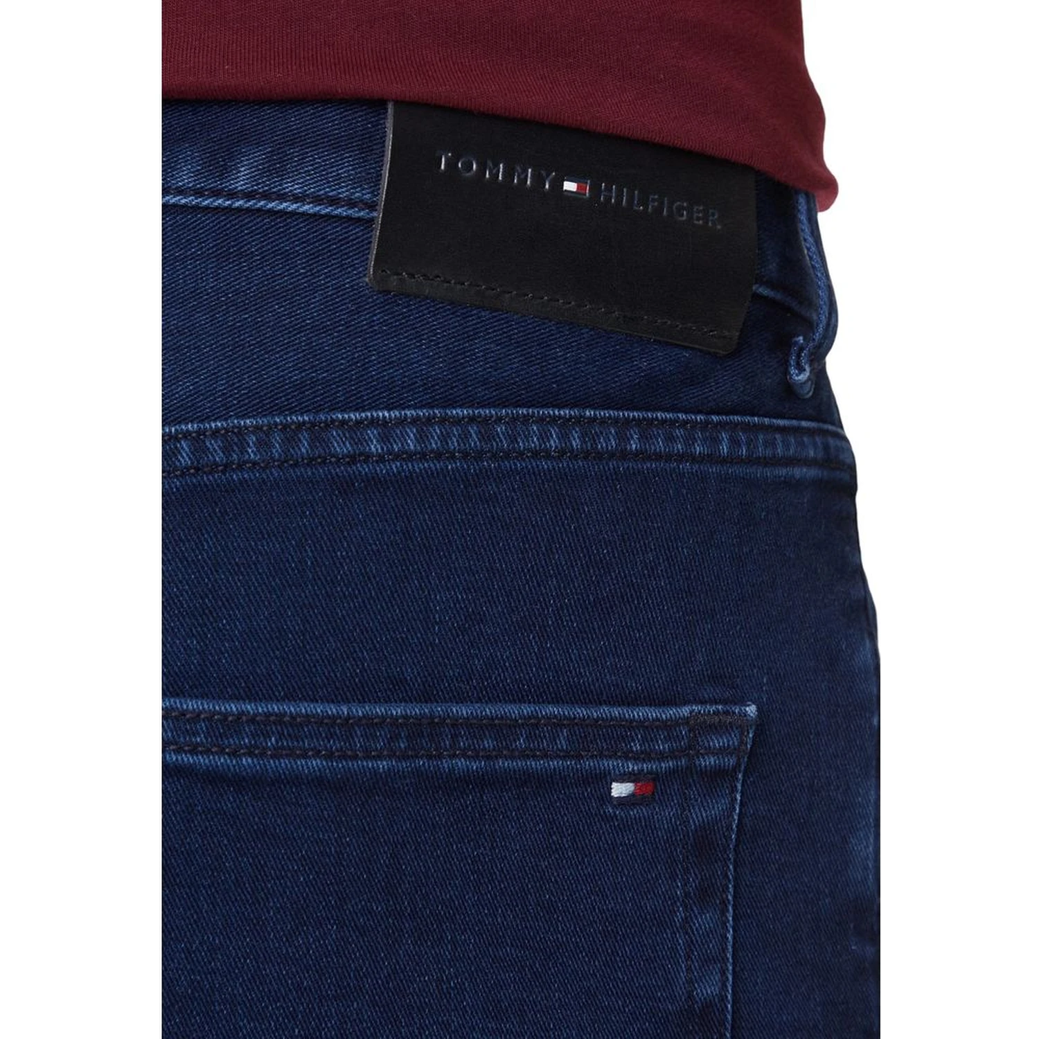 Blue Recycled Cotton Relaxed Fit Jeans