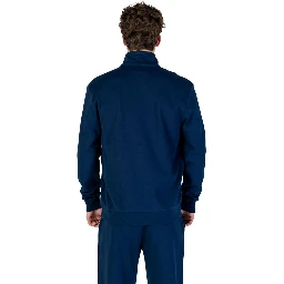 Blue Recycled Cotton Sweatshirt