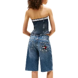 Blue Recycled Cotton Top