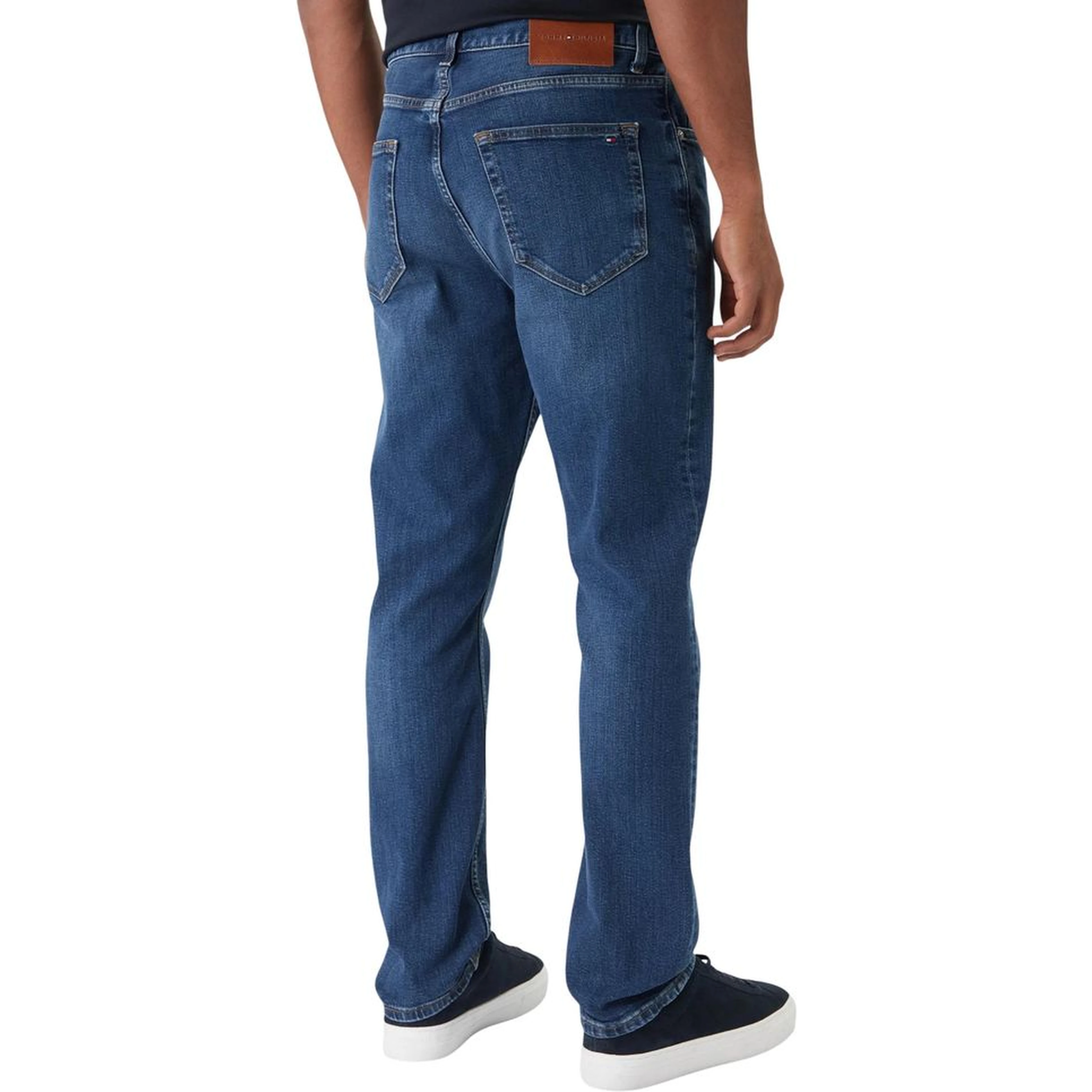 Blue Recycled Cotton Relaxed Fit Jeans