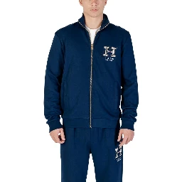 Blue Recycled Cotton Sweatshirt