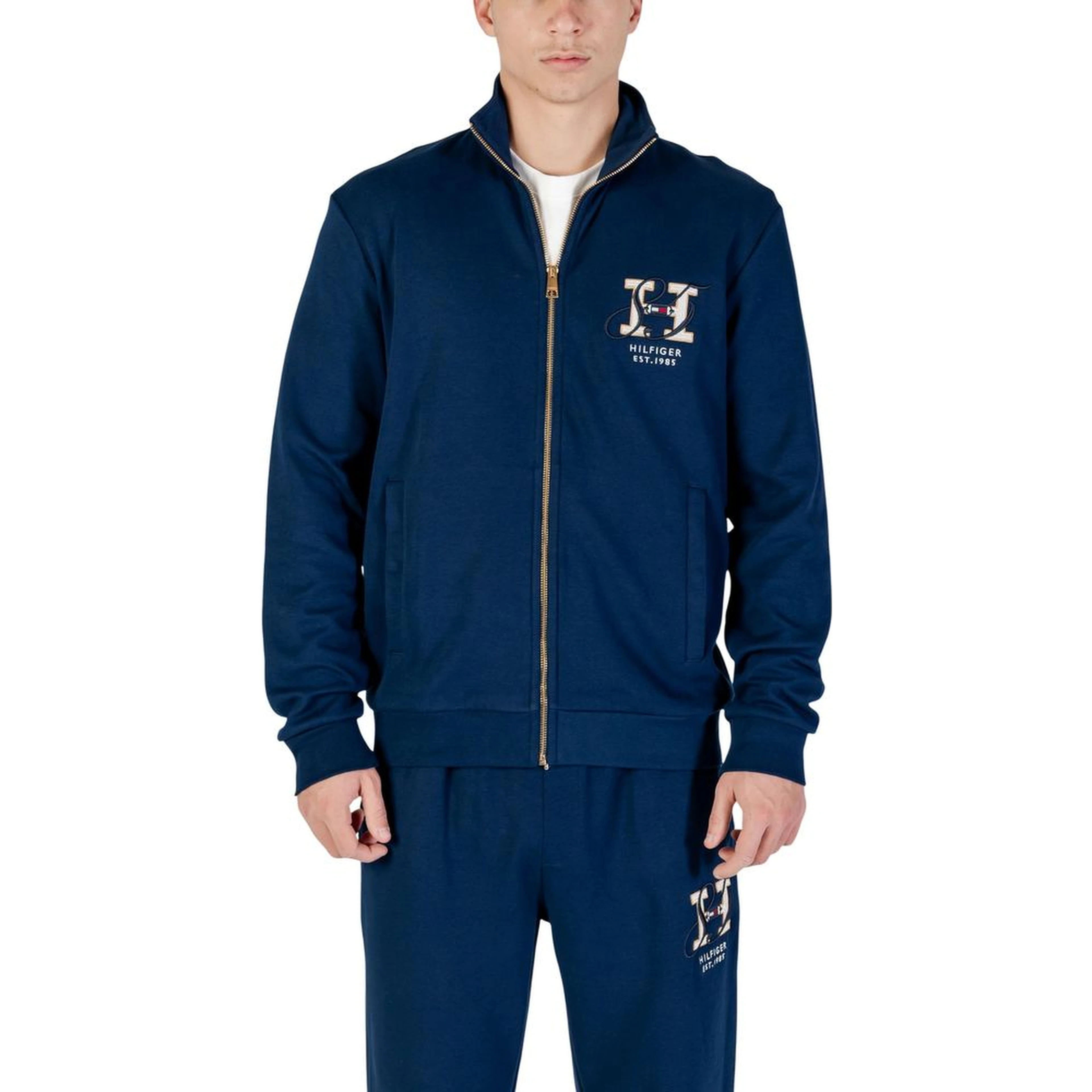 Blue Recycled Cotton Sweatshirt
