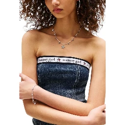 Blue Recycled Cotton Top