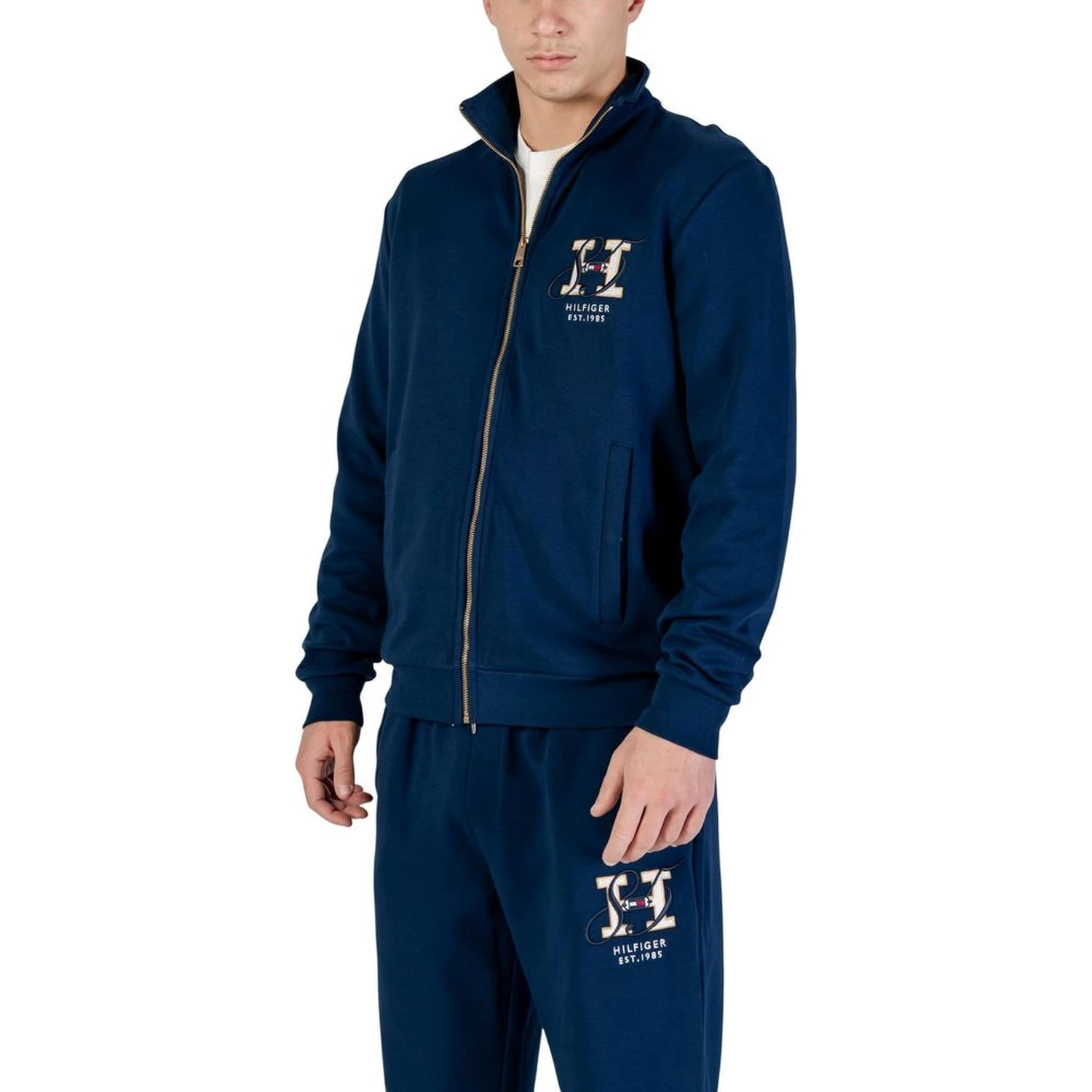 Blue Recycled Cotton Sweatshirt