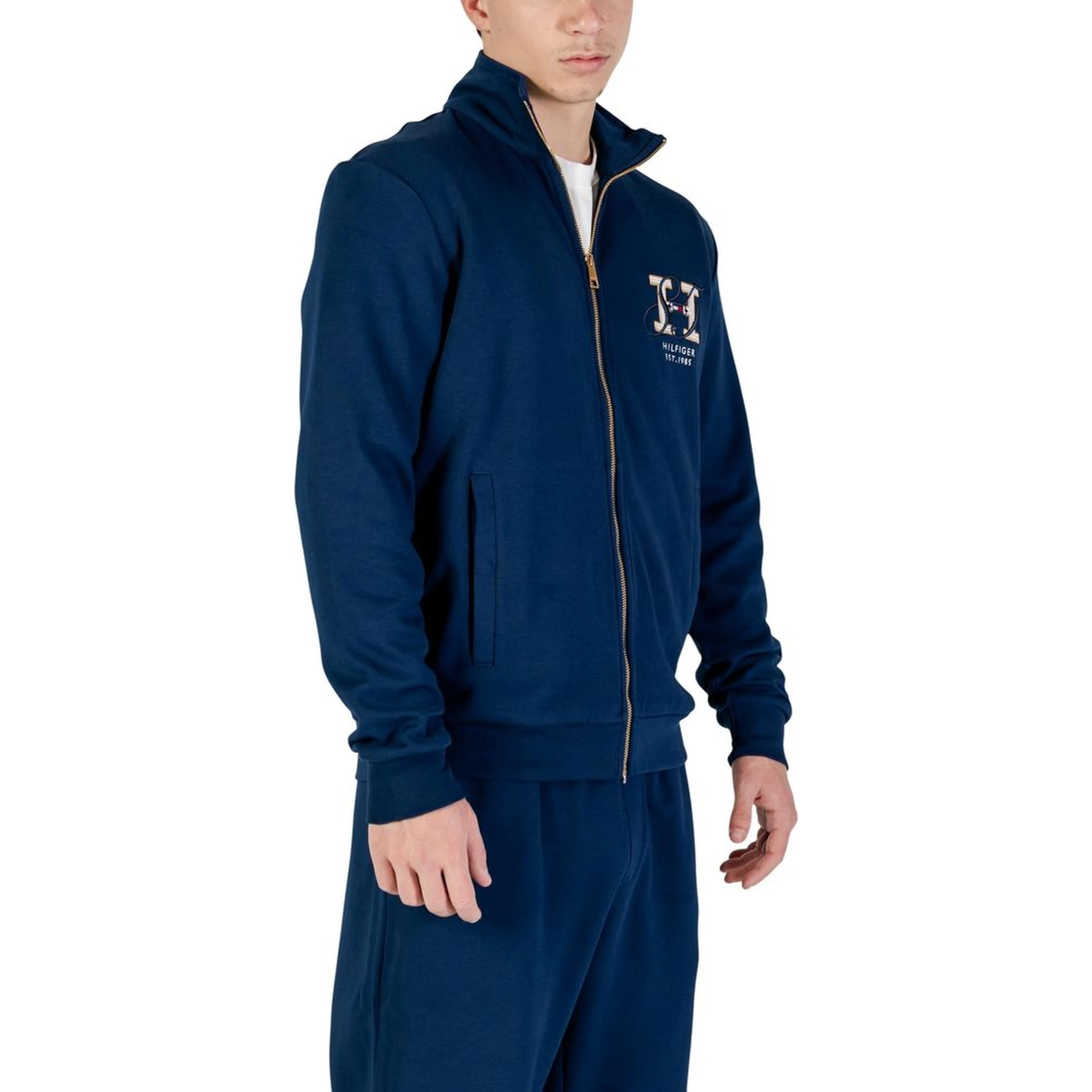 Blue Recycled Cotton Sweatshirt
