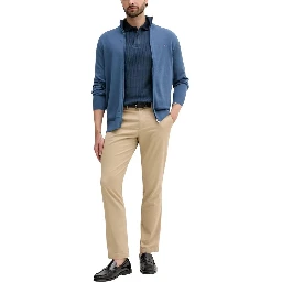 Blue Cotton Cardigan