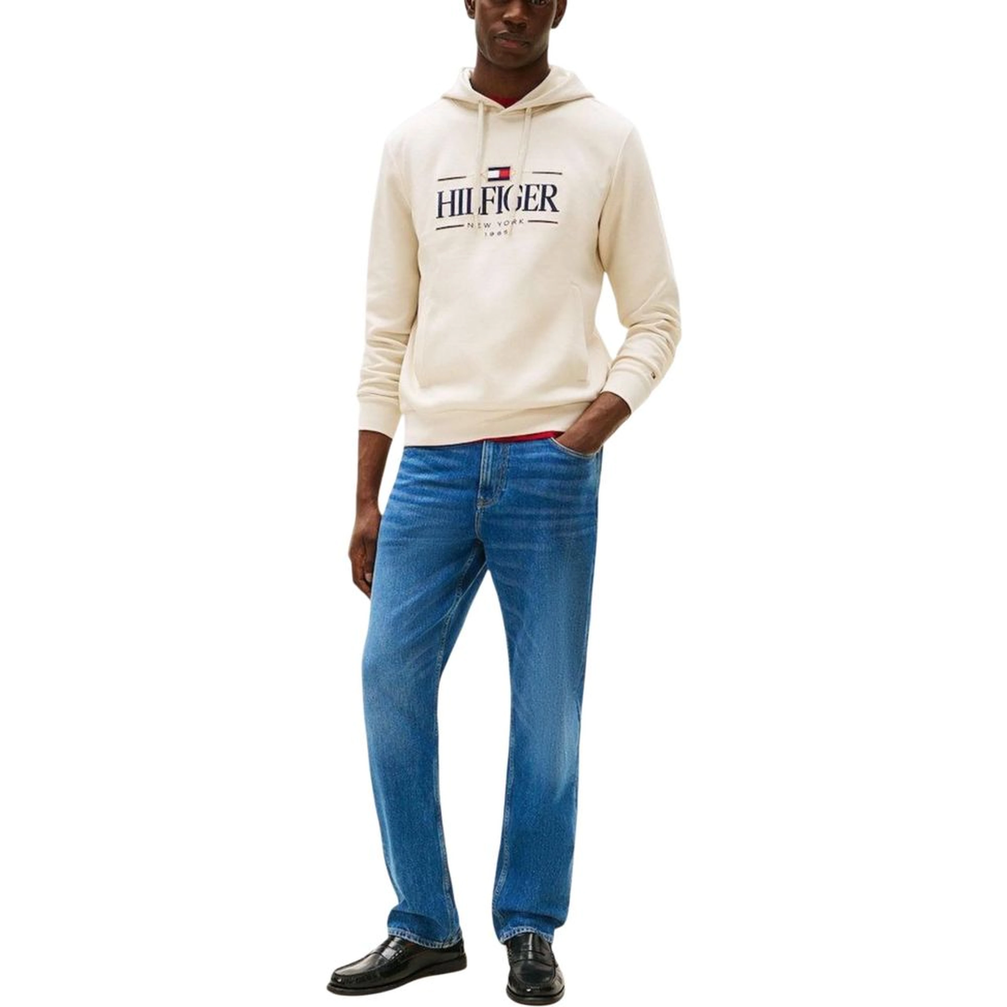 Beige Organic Cotton Hoodie