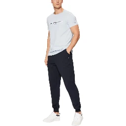 Blue Cotton Joggers (Workout Pants)
