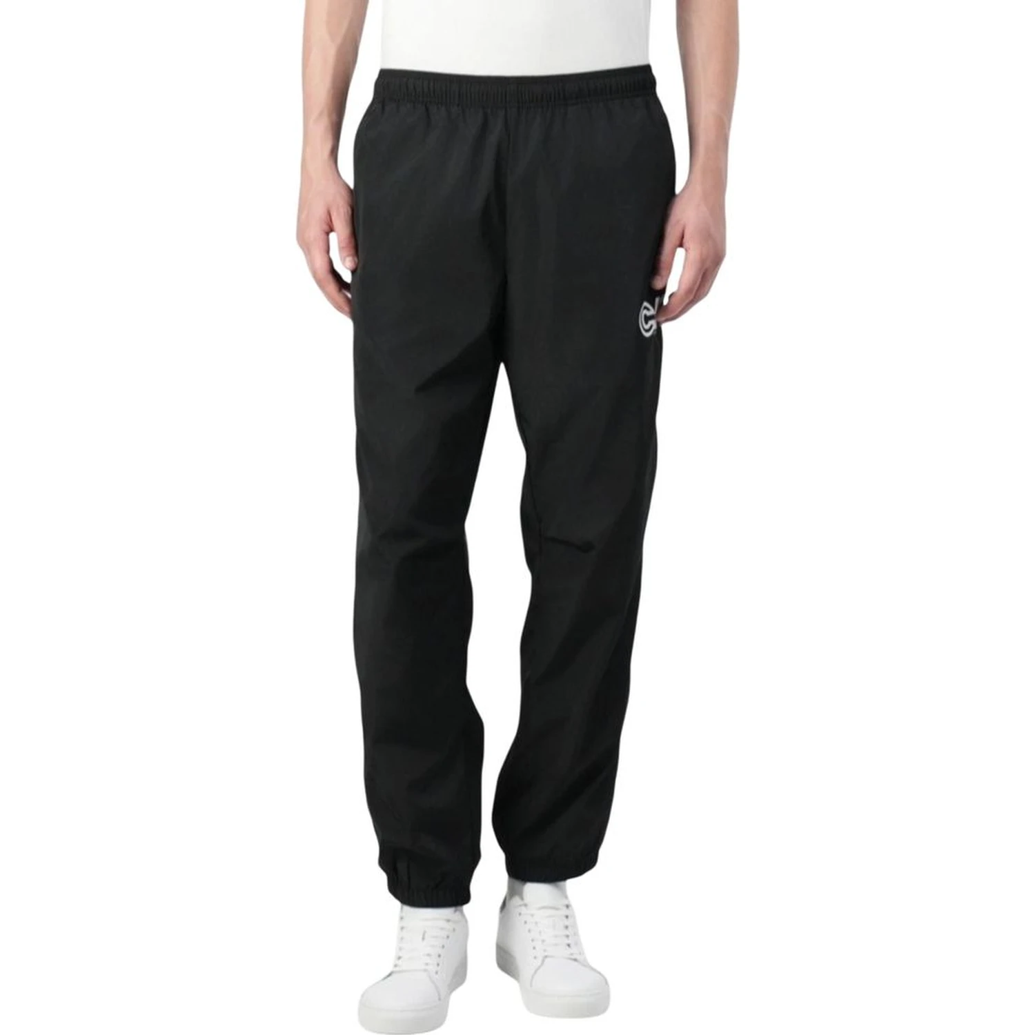 Black Polyester Joggers (Workout Pants)