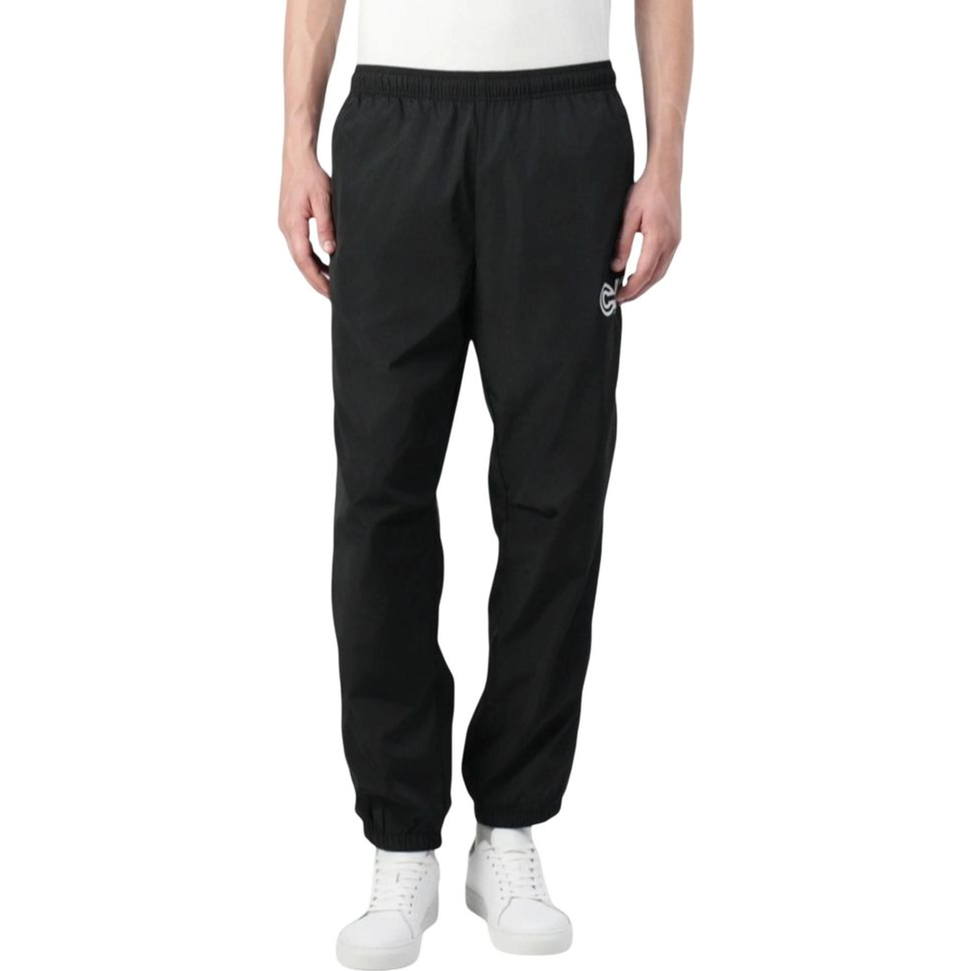 Black Polyester Joggers (Workout Pants)