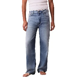 Blue Lyocell Relaxed Fit Jeans