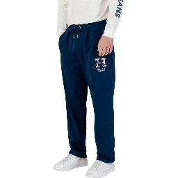 Blue Recycled Cotton Joggers (Workout Pants)