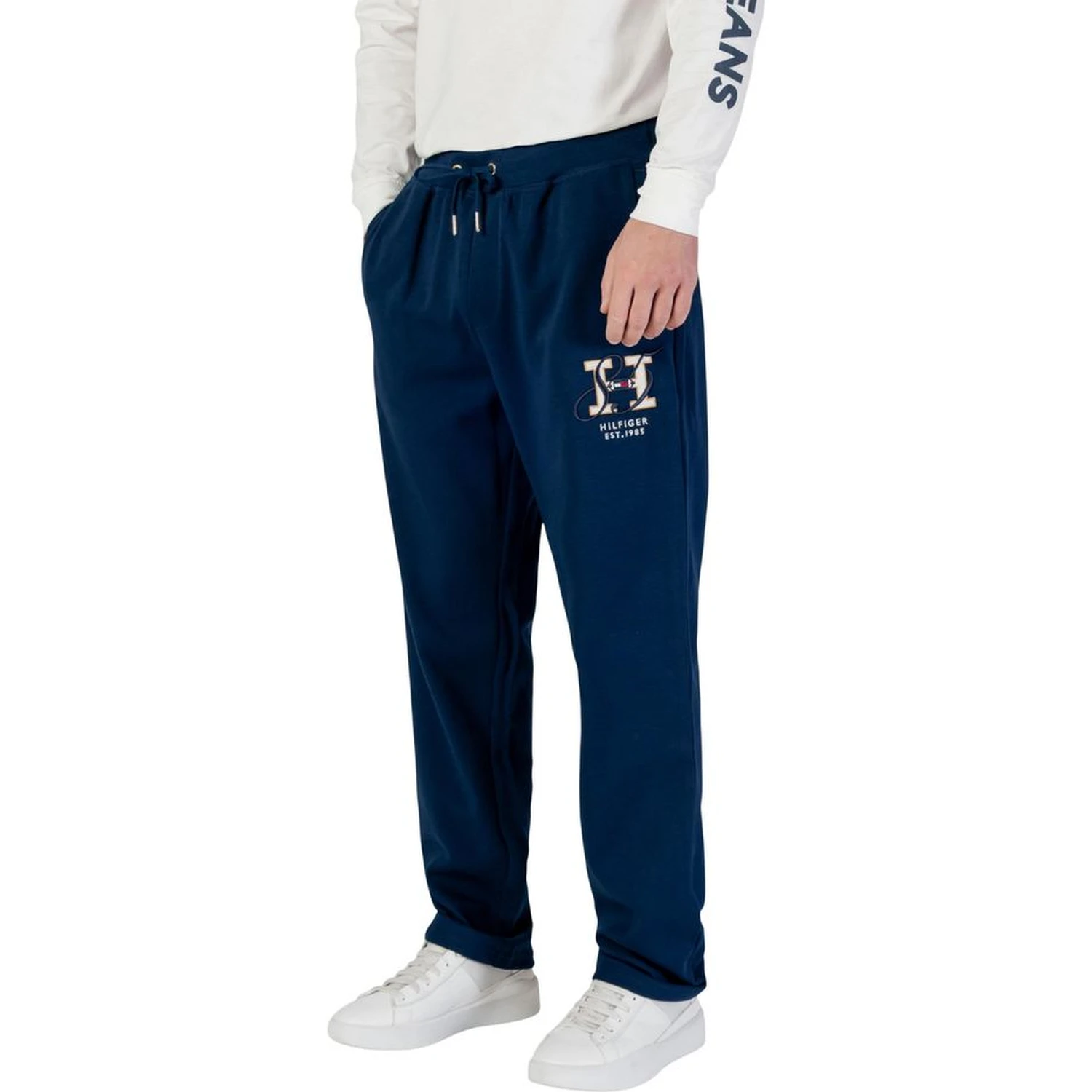 Blue Recycled Cotton Joggers (Workout Pants)