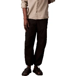 Black Cotton Joggers (Workout Pants)