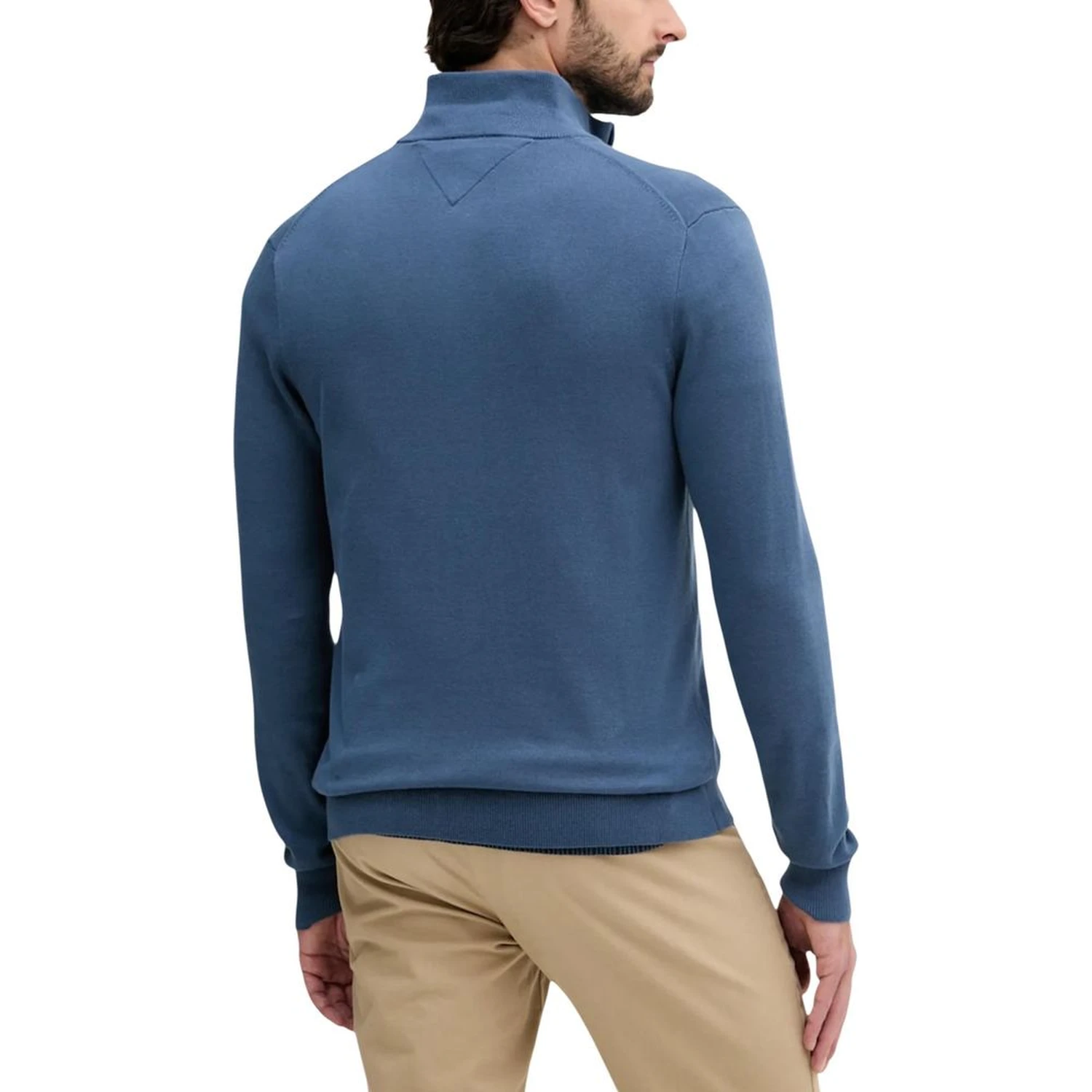 Blue Cotton Cardigan