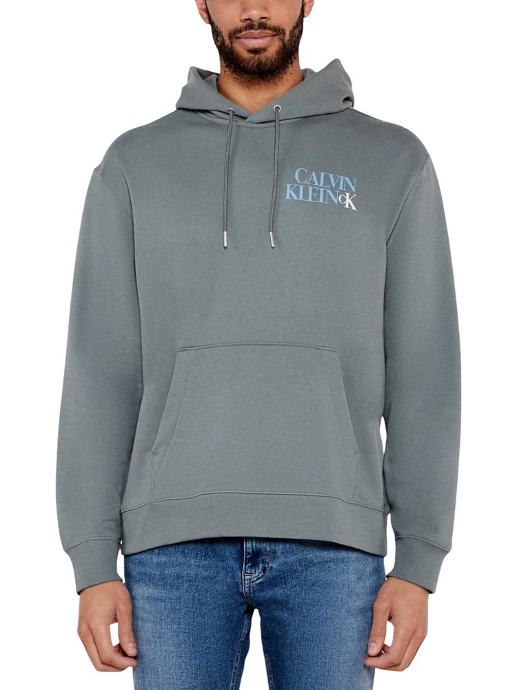 Gray Cotton Hoodie