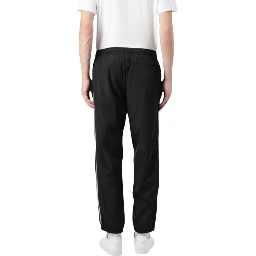 Black Polyester Joggers (Workout Pants)