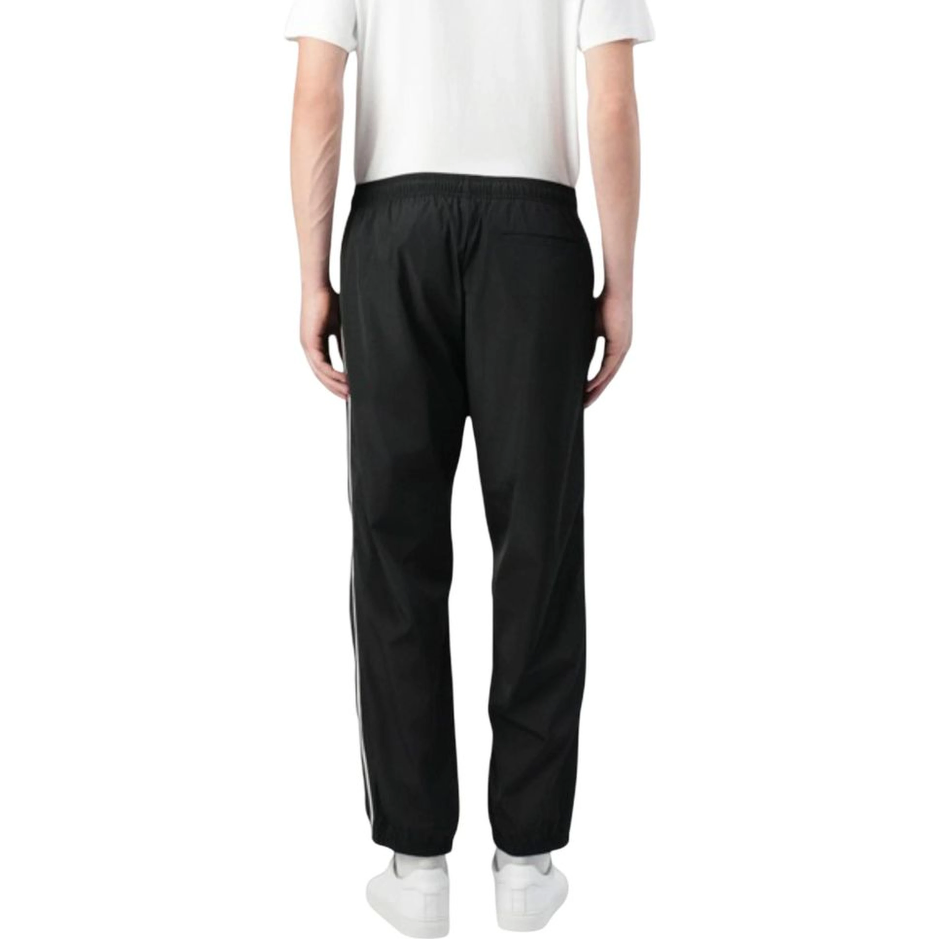 Black Polyester Joggers (Workout Pants)