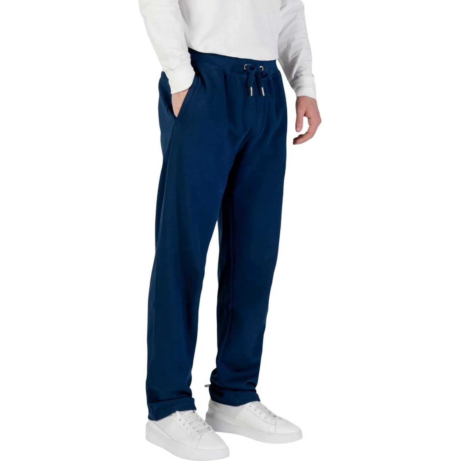 Blue Recycled Cotton Joggers (Workout Pants)