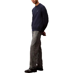 Beige Cotton Relaxed Fit Jeans
