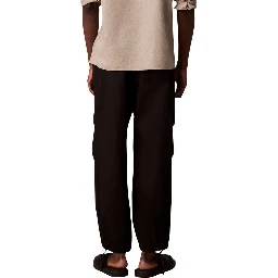 Black Cotton Joggers (Workout Pants)