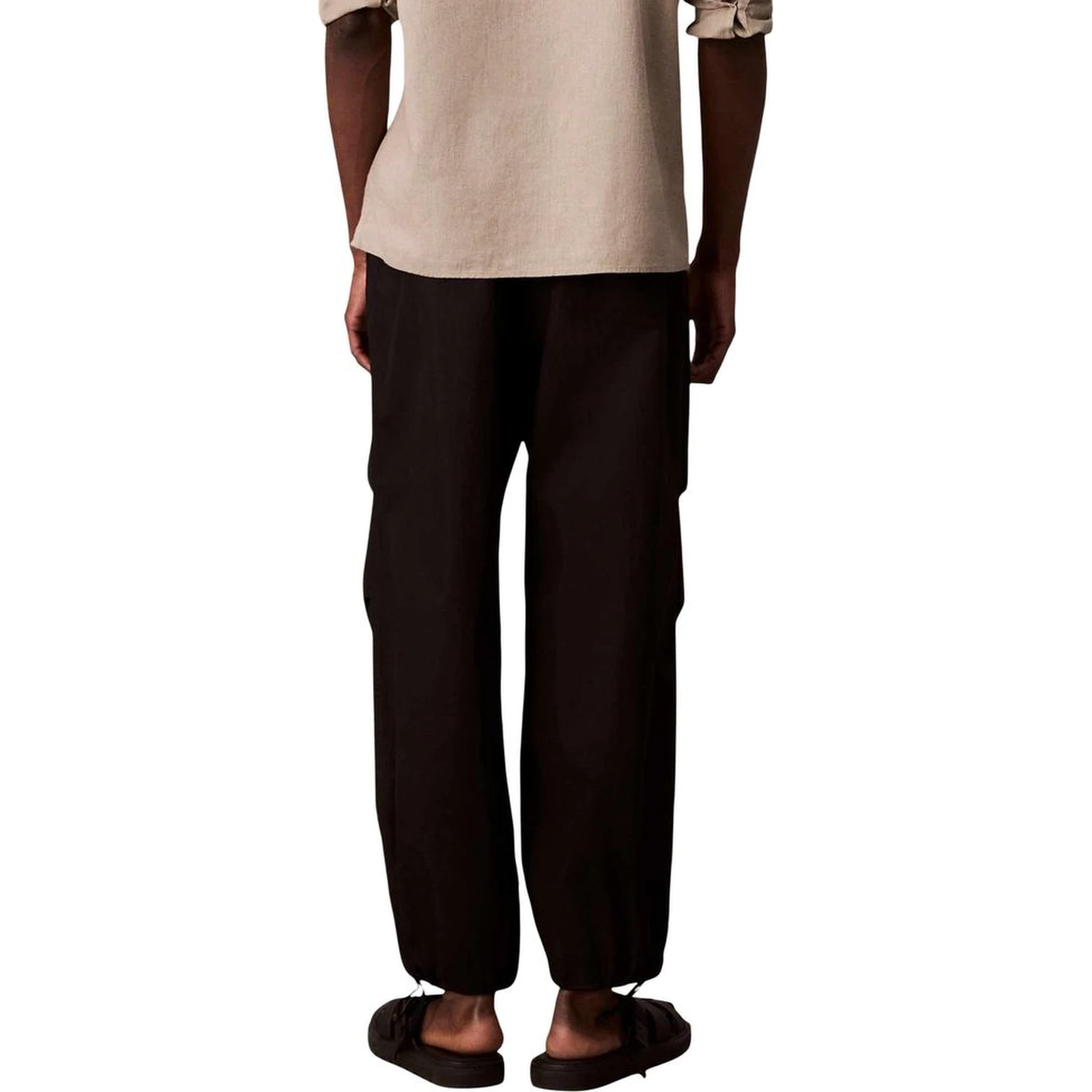 Black Cotton Joggers (Workout Pants)