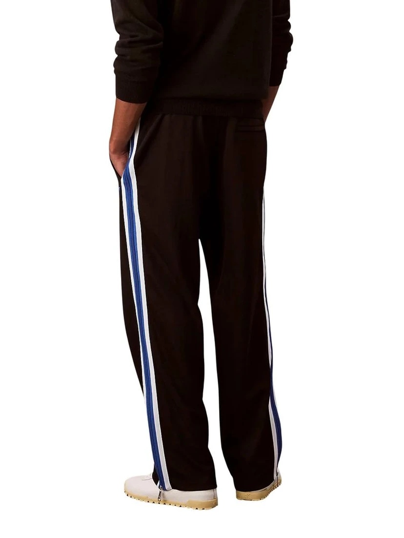 Black Polyester Joggers (Workout Pants)