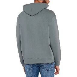 Gray Cotton Hoodie