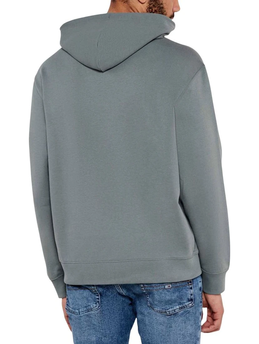 Gray Cotton Hoodie
