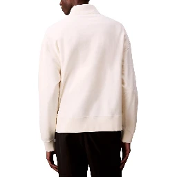 White Cotton Sweatshirt