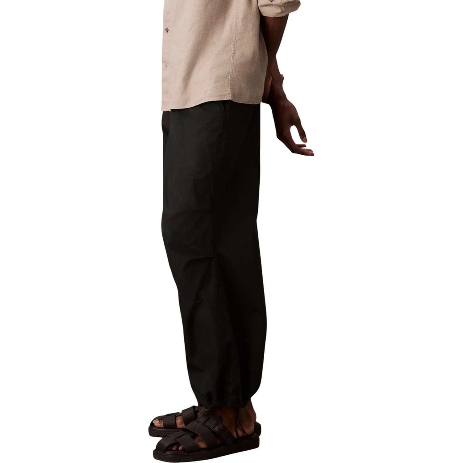 Black Cotton Joggers (Workout Pants)
