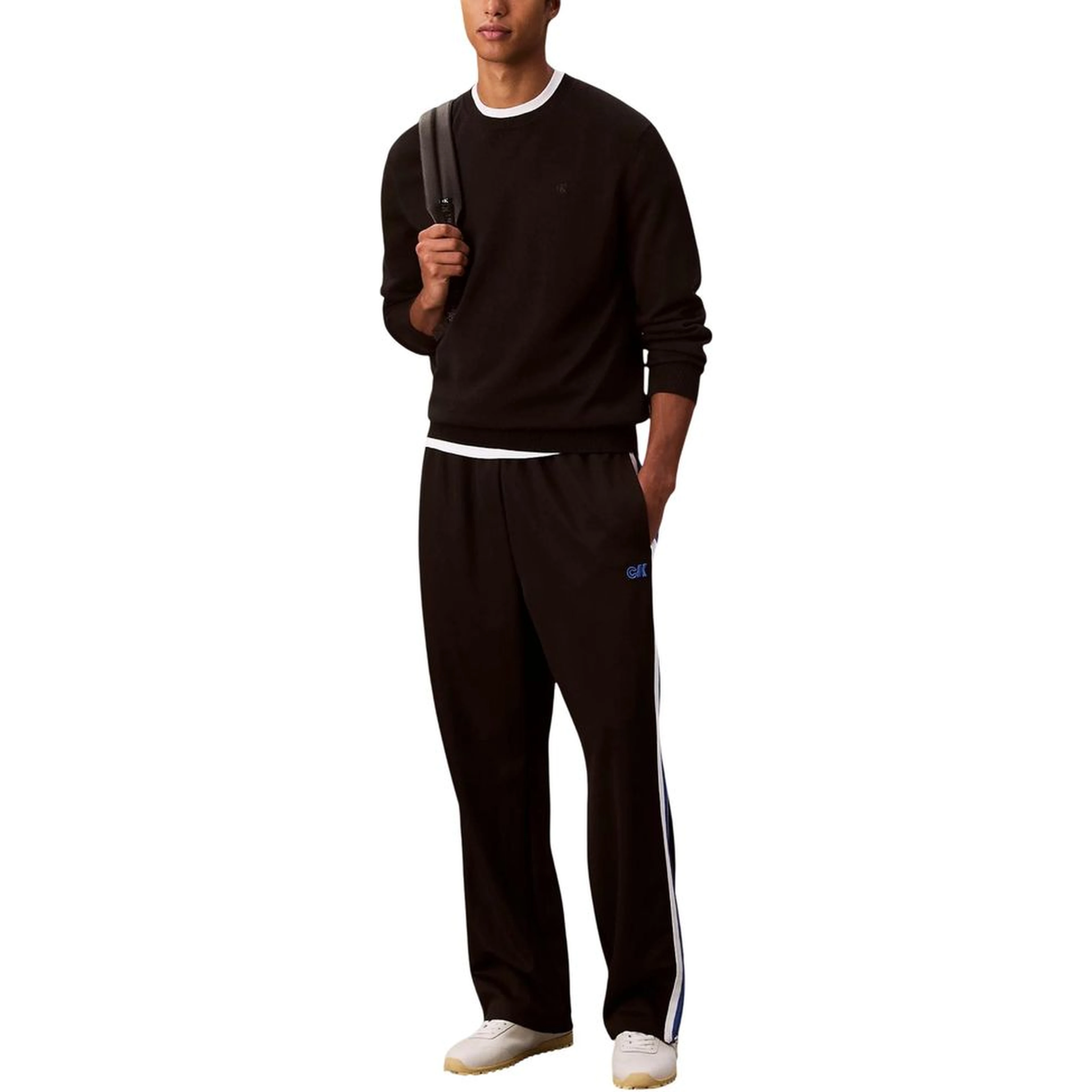 Black Polyester Joggers (Workout Pants)