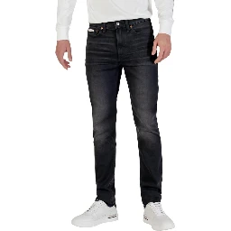 Blue Cotton Skinny Jeans