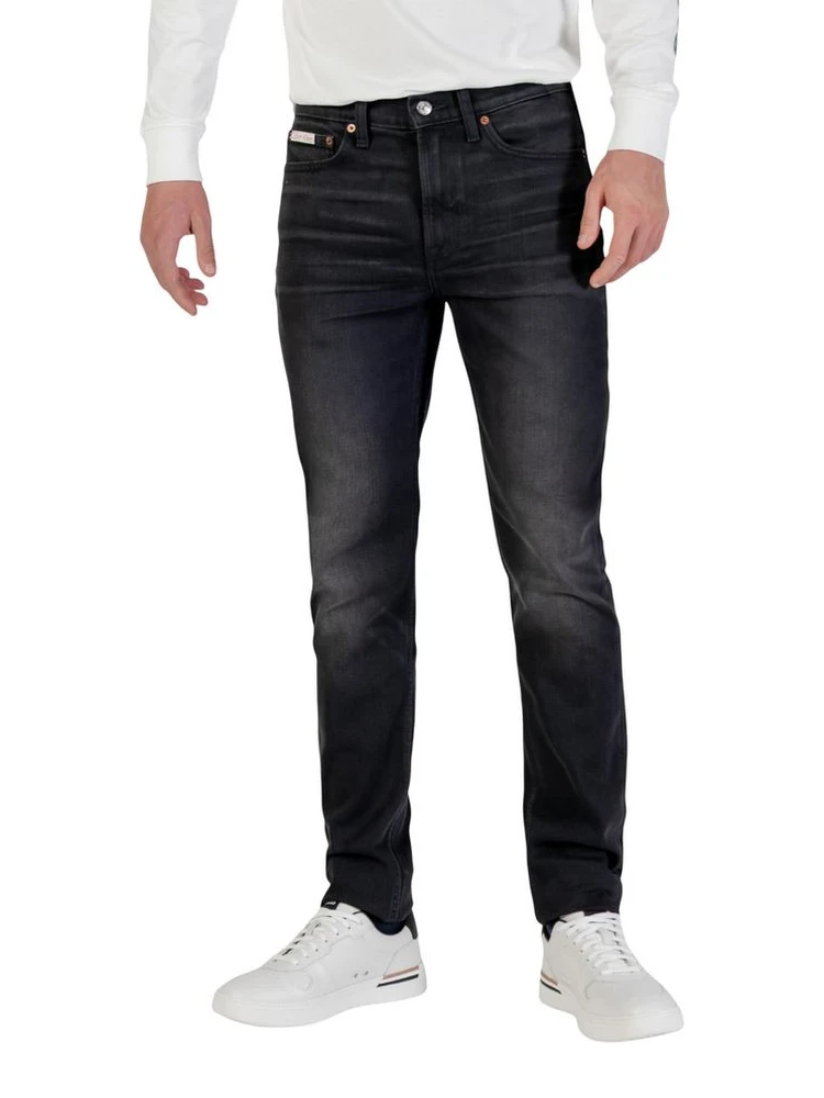 Blue Cotton Skinny Jeans