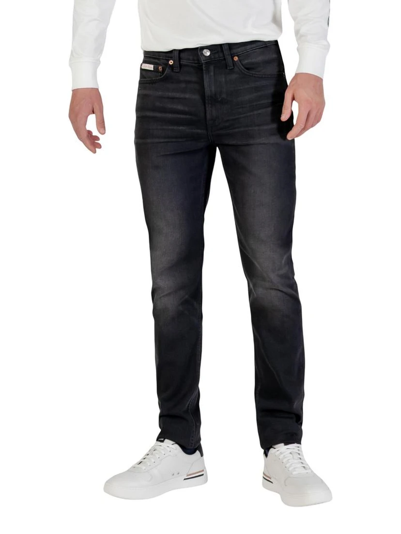 Blue Cotton Skinny Jeans