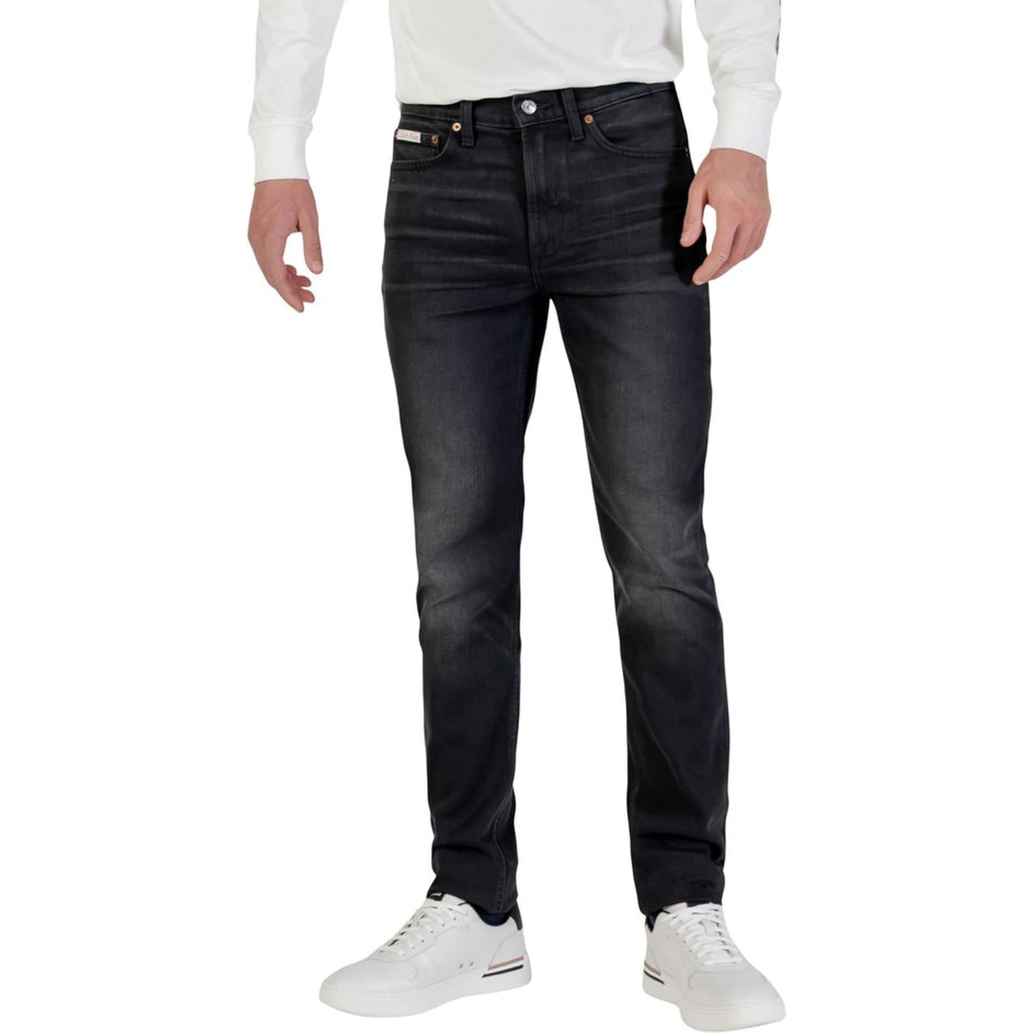 Blue Cotton Skinny Jeans