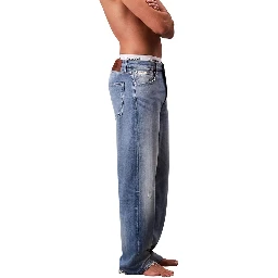 Blue Lyocell Relaxed Fit Jeans
