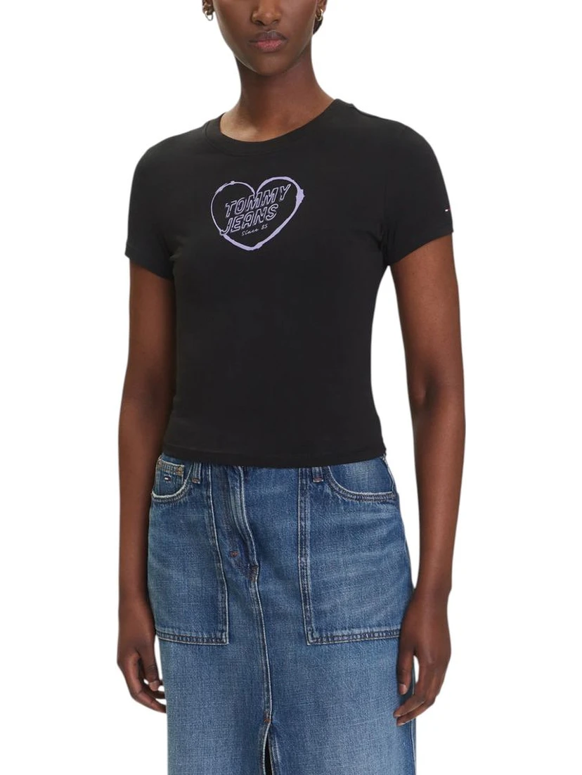 Black Recycled Cotton T-Shirt