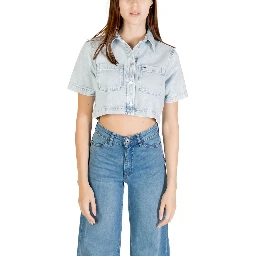 Light Blue Recycled Cotton Shortsleeve Shirt