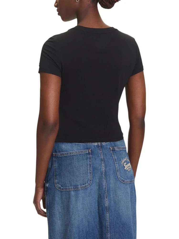 Black Recycled Cotton T-Shirt alternative