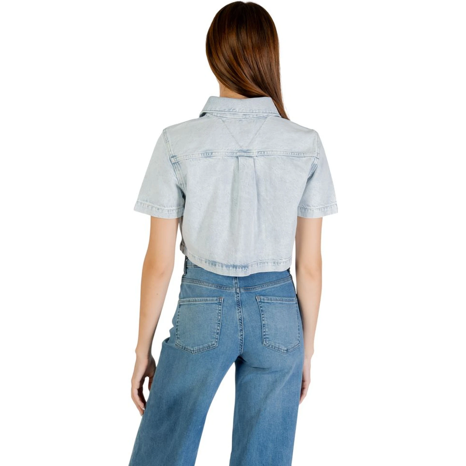 Light Blue Recycled Cotton Shortsleeve Shirt