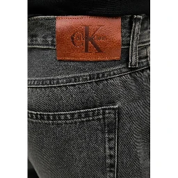 Black Cotton Relaxed Fit Jeans