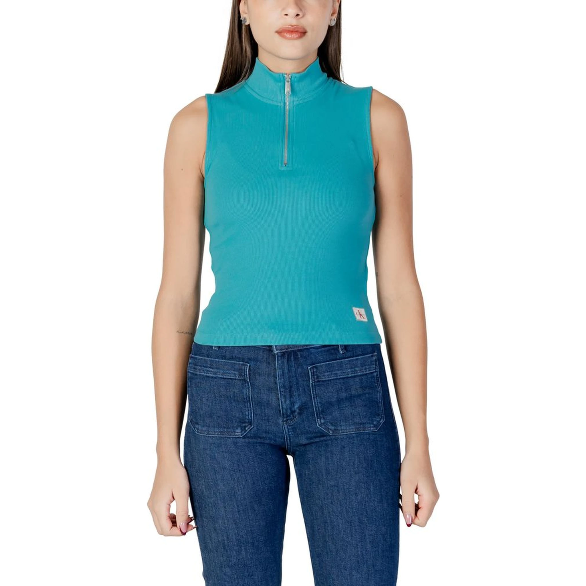 Turquoise Cotton Top