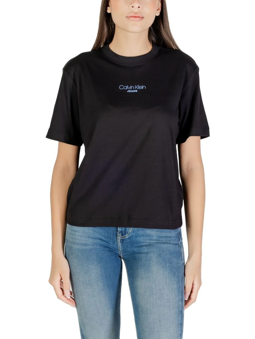 Black Cotton T-Shirt