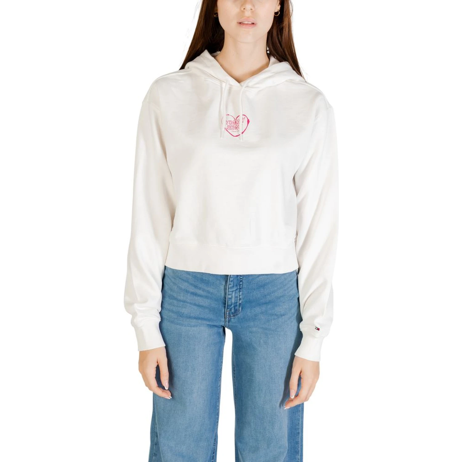 Cream Recycled Cotton Hoodie