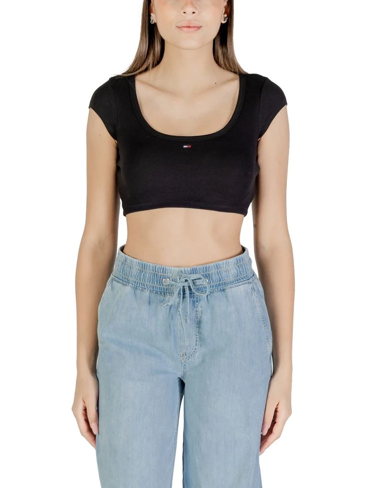 Black Cotton T-Shirt